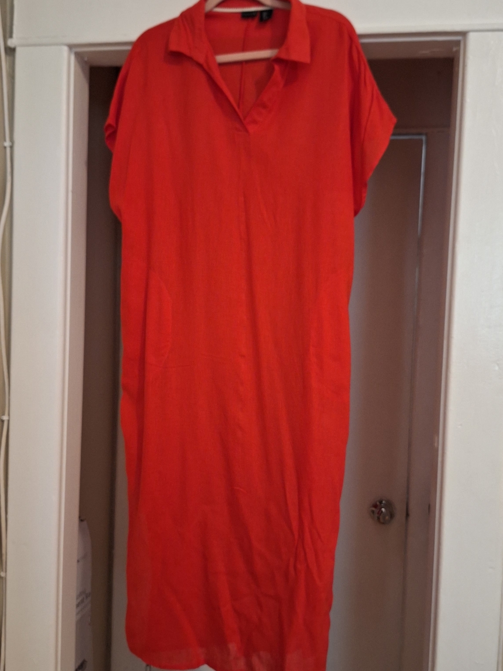 Tahari Bright Red Maxi Dress